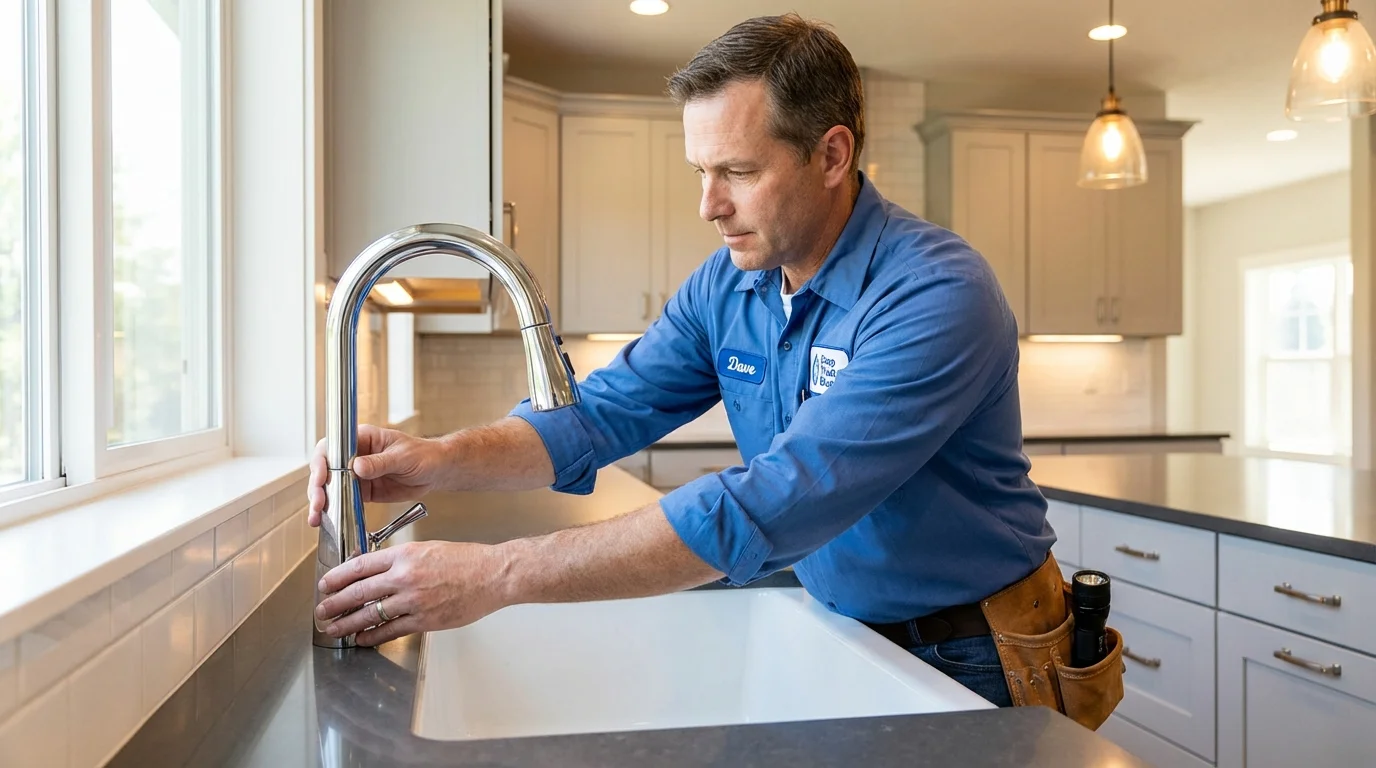 Kitchen faucet installation by Johns Plumbing LLC in Passaic